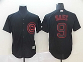 Cubs 9 Javier Baez Black Shadow Legend Jersey,baseball caps,new era cap wholesale,wholesale hats